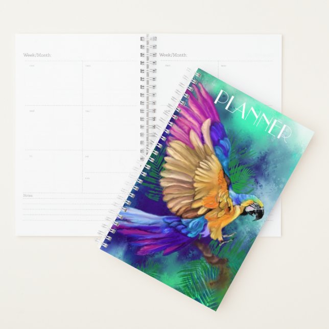 Colourful Parrot Planner (Display)