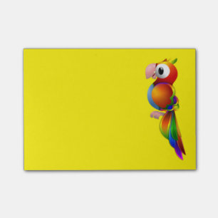 Colourful Parrot Post-it Notes