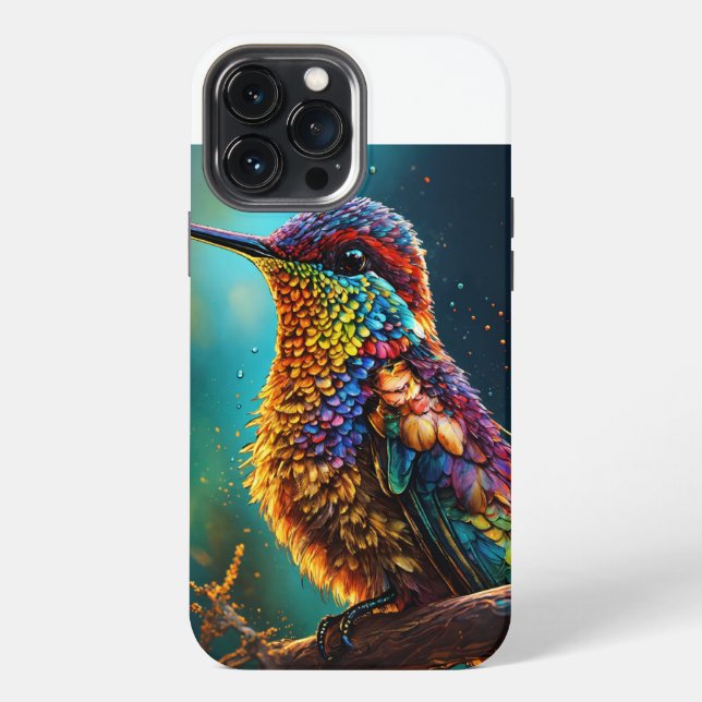 Colourful Parrot Protector" iPhone Case (Back)