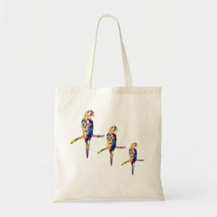 Colourful Parrot Tote Bag