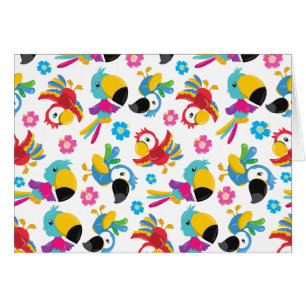 Colourful Parrots, Tropical Parrots, Birds, Flower