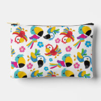Colourful Parrots, Tropical Parrots, Birds, Flower