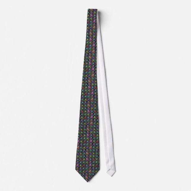 Colourful Party Confetti Tie (Front)