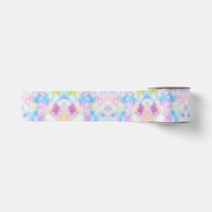 Colourful Pastel Abstract Multi-coloured Ribbon Satin Ribbon