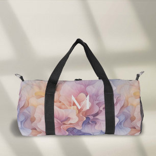 Colourful Pastel Abstract Pattern, Girly Dance Duffle Bag