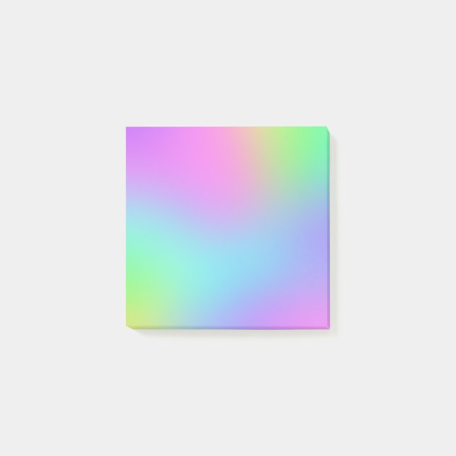 Colourful Pastel Blur Gradient Notes (Front)