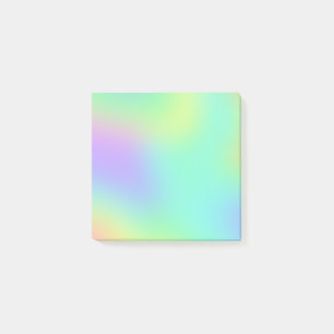 Colourful Pastel Gradient Post-it Notes