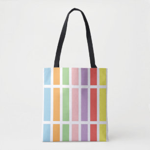 Colourful Pastel Hues Tote Bag