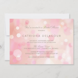 Colourful Pastel Lights Bridal Shower Invitation
