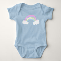 Colourful Pastel Rainbow Personalised Girls