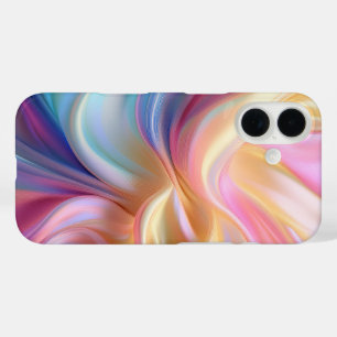Colourful Pastel Silk iPhone 16 Case