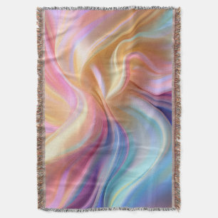 Colourful Pastel Silk Fleece Blanket