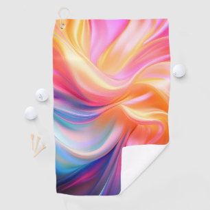 Colourful Pastel Silk Golf Towel