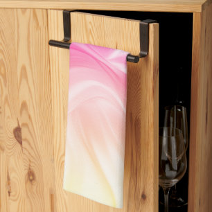Colourful Pastel Silk Tea Towel