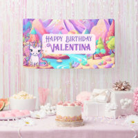 Colourful Pastels Magical Cute Unicorn Birthday