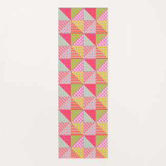 Colourful Patchwork Exercise Pilates Yoga Mat