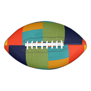 Colourful Patchwork Football