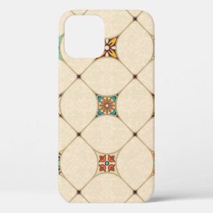 Colourful Patchwork Islam Arabic Tile iPhone 12 Case