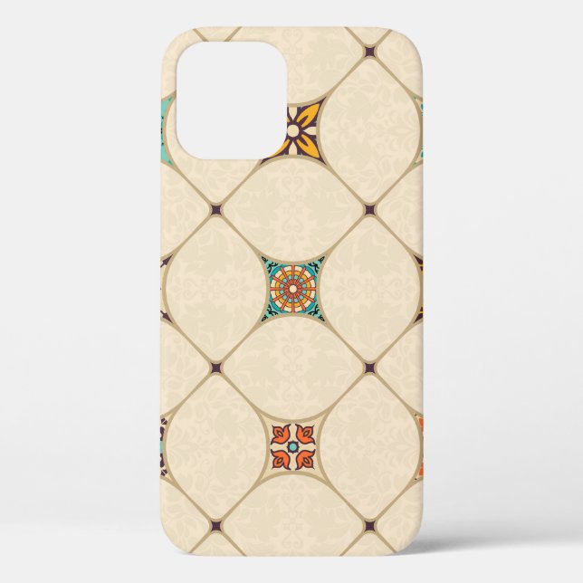 Colourful Patchwork Islam Arabic Tile Case-Mate iPhone Case (Back)