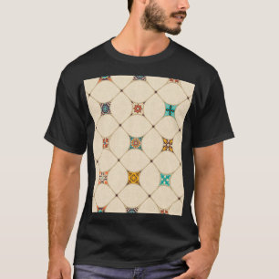 Colourful Patchwork Islam Arabic Tile T-Shirt
