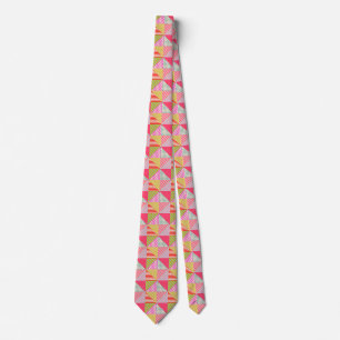 Colourful Patchwork Men's Necktie