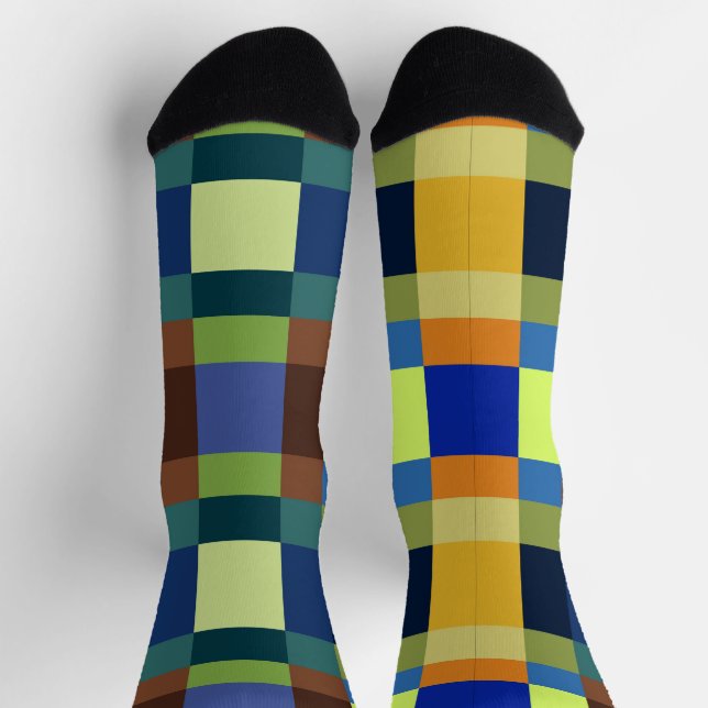 Colourful patchwork  socks (Top)