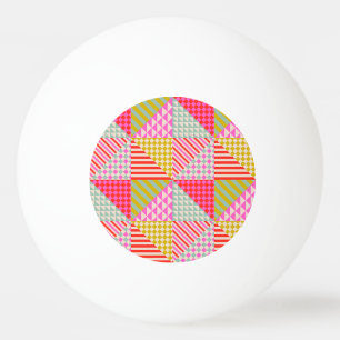 Colourful Patchwork Table Tennis Ping Pong Balls