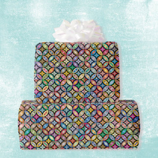 Colourful Pattern Birthday Gift Wrapping Paper