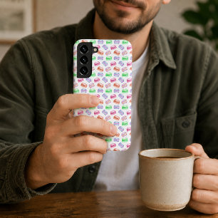 Colourful Pattern Cookies Macarons Dessert Samsung Galaxy Case