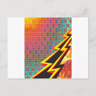 Colourful Pattern Creation "Flash Gordon" Postcard