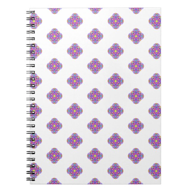 Colourful Pattern Cute Boho Notebooks (Front)