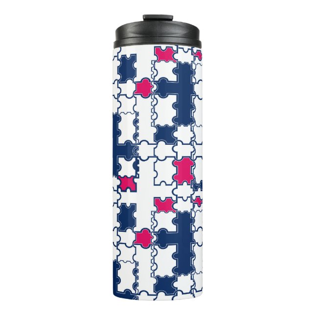 Colourful pattern , elegant thermal tumbler (Front)