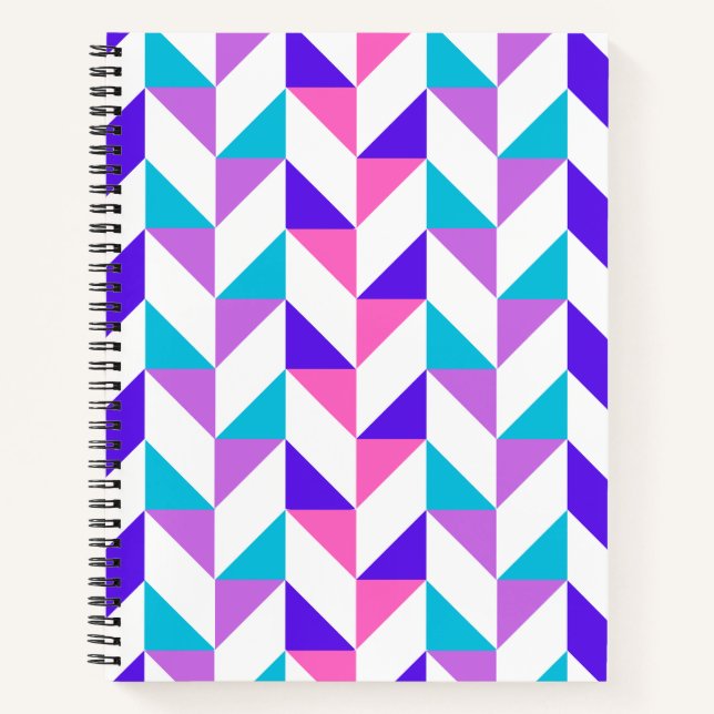 Colourful Pattern  Notebook (Front)