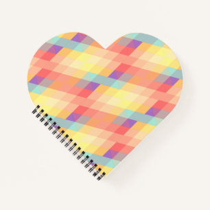 Colourful pattern notebook