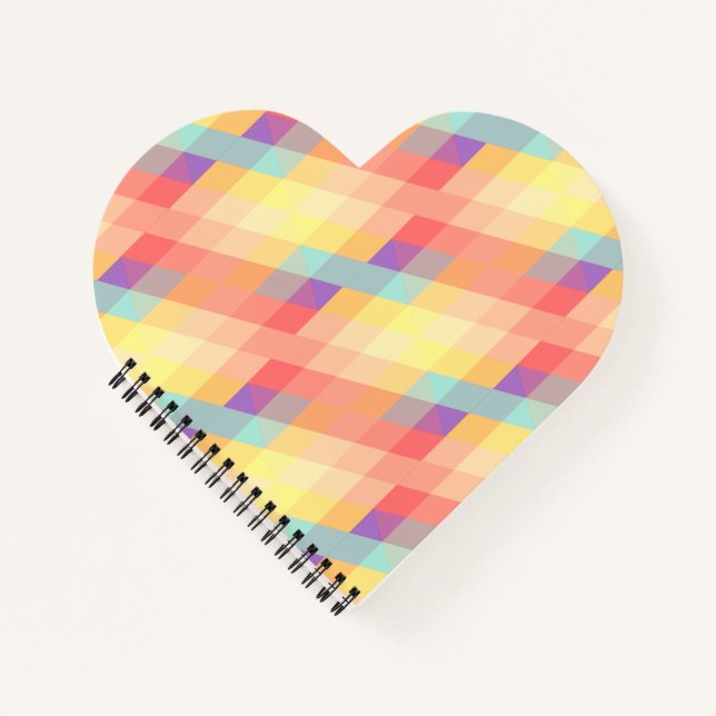 Colourful pattern notebook (Front)