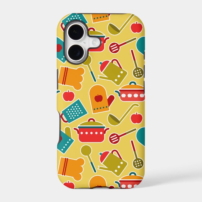 Colourful pattern of kitchen utensils (Back)