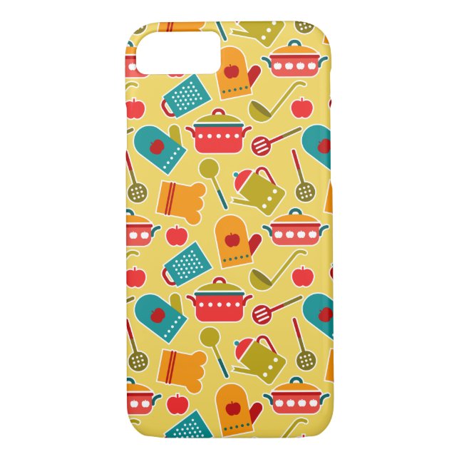 Colourful pattern of kitchen utensils Case-Mate iPhone case (Back)