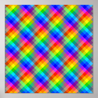 Colourful pattern. Rainbow Colours. Poster