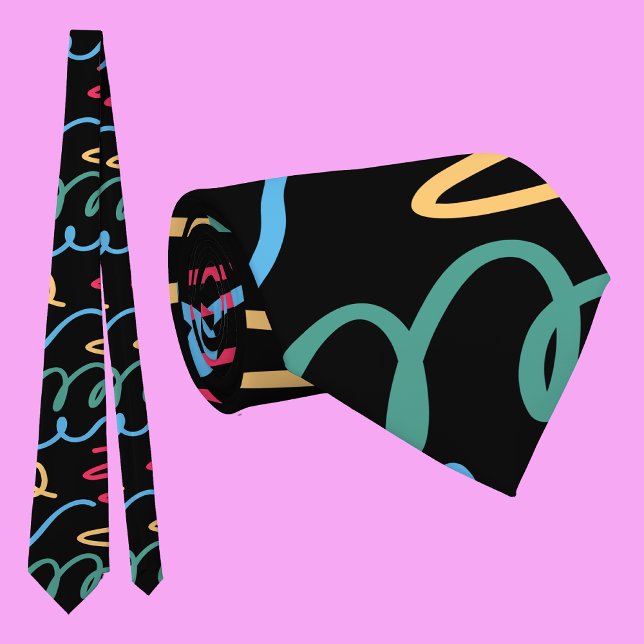 Colourful Pattern Tie (Creator Uploaded)
