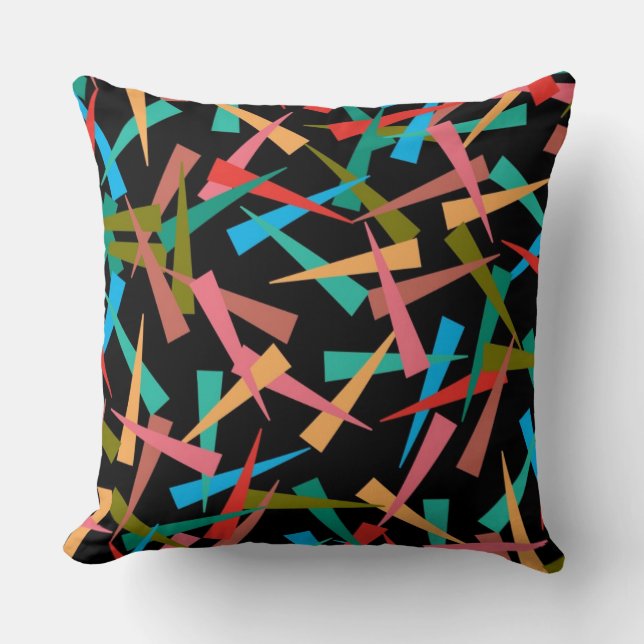 colourful patterned cushion (Front)