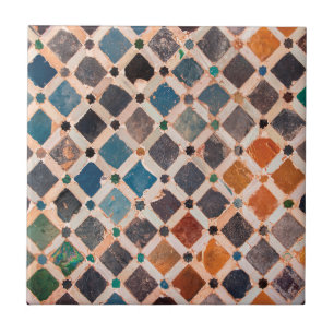 colourful patterned tiles