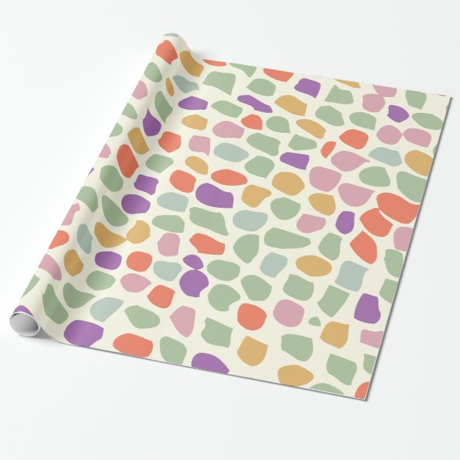 colourful patterned wrapping paper (Unrolled)
