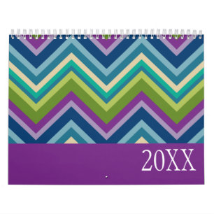 Colourful Patterns and Funky Designs Calendar