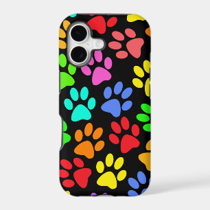 Colourful Paw Prints Collage