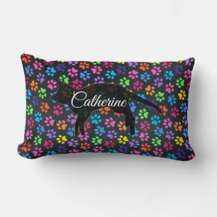 Colourful Paws Lumbar Cushion