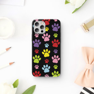 Colourful Paws, Paw Pattern, Paw Prints, Dog Paws iPhone 11 Case