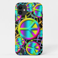 Colourful PEACE - Flower Power Design