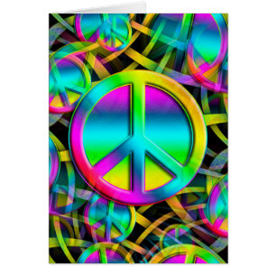 Colourful PEACE seamless pattern + your ideas