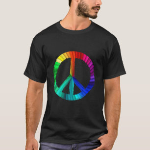 Colourful Peace Sign Peace T-Shirt