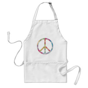 Colourful Peace Sign Standard Apron